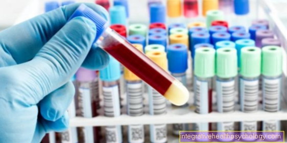 Laboratory examination of the blood