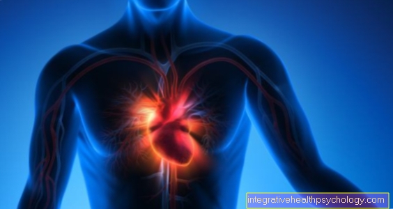 Duration of an inflammation of the heart muscle
