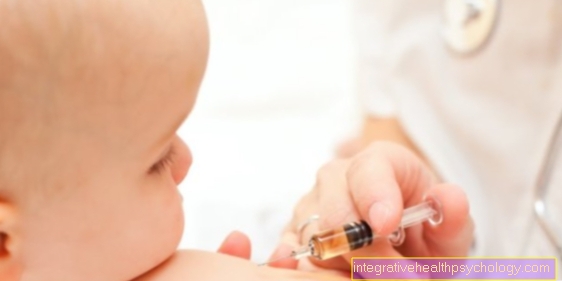 Fever in baby after vaccination