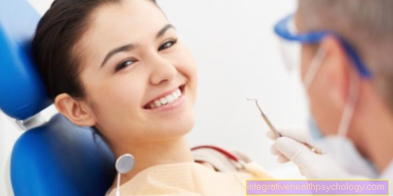 Professional teeth cleaning process